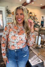 The Dress It Up Mesh Top- Harvest Bloom