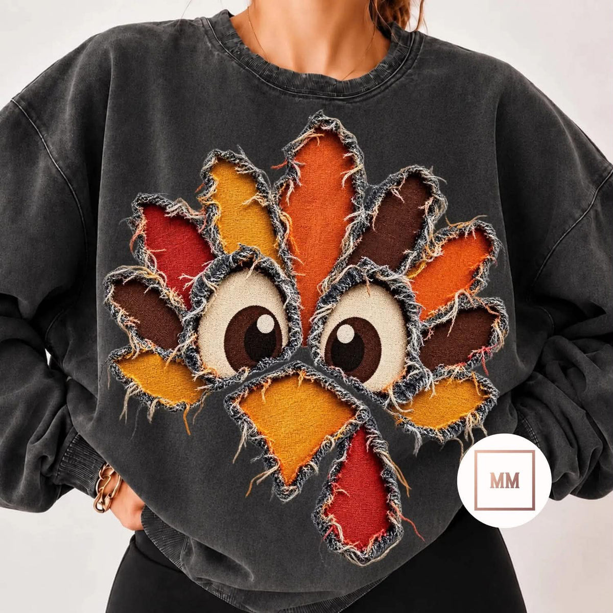 Distressed Harvest Turkey Sweatshirt