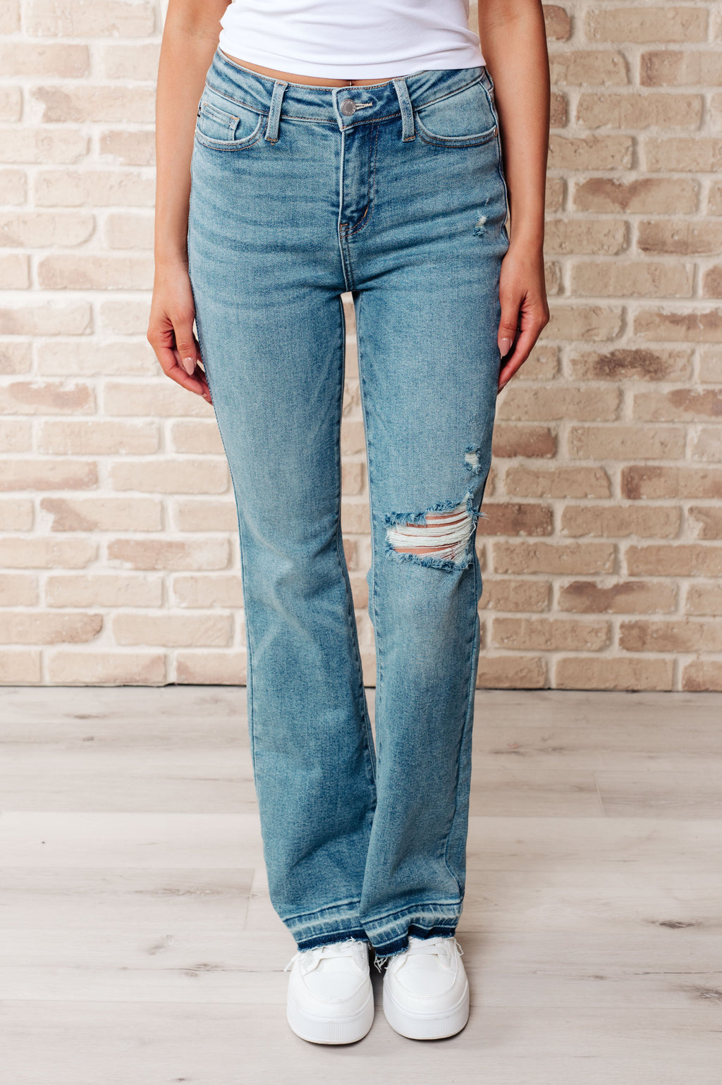 The Carefree Cut Bootcut Judy Blue Jeans