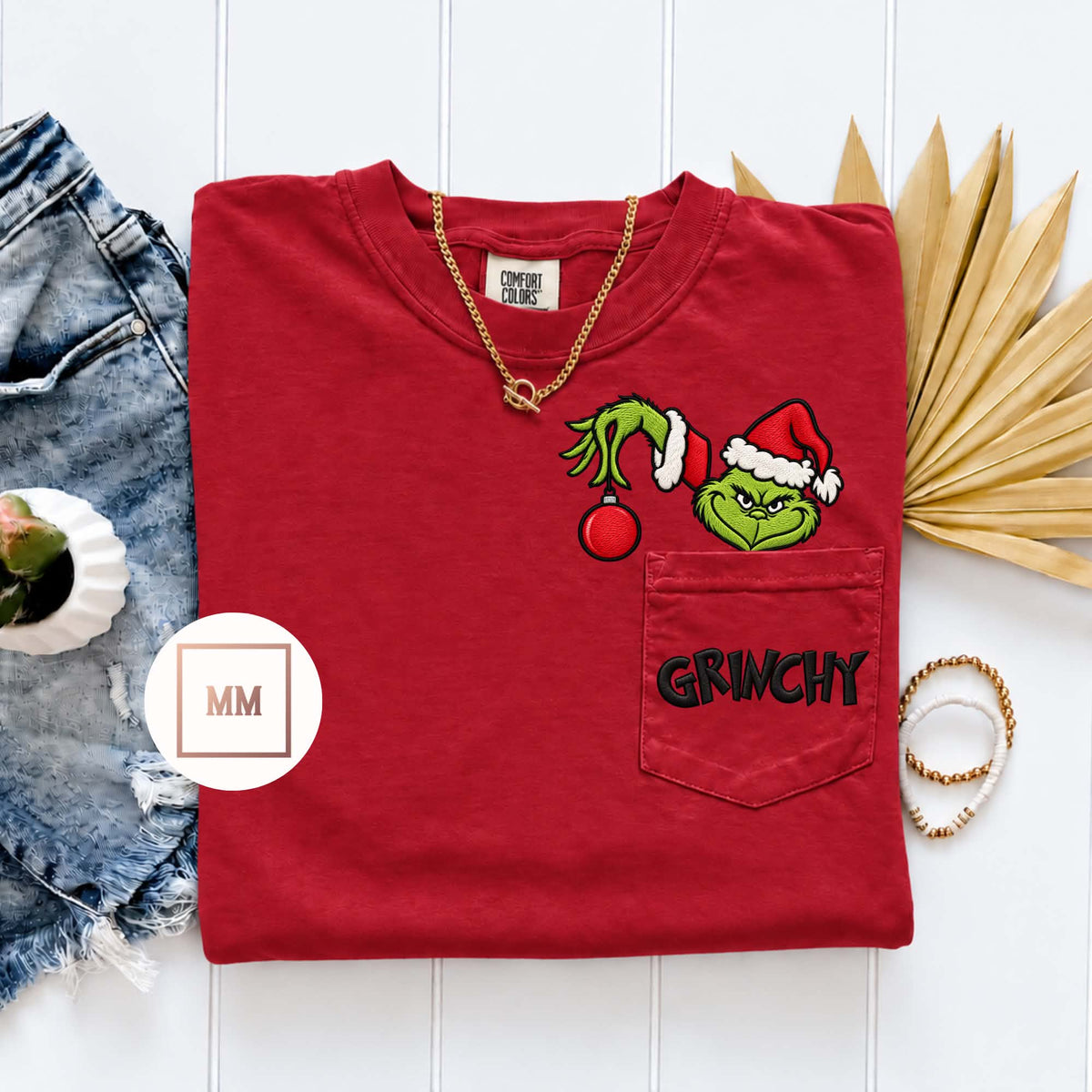 Grinch Pocket Tee