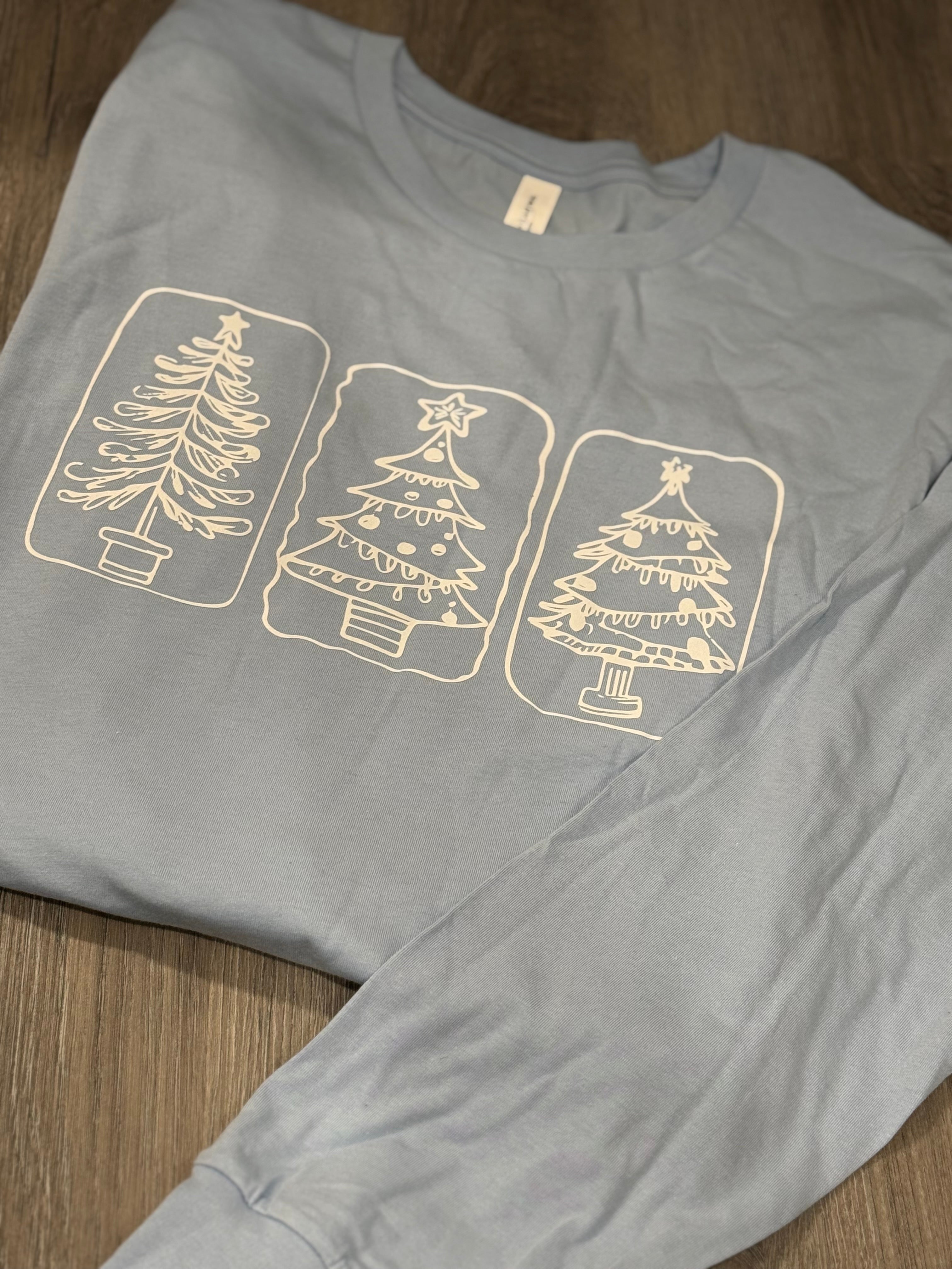 L & XL Cozy Christmas Long Sleeve