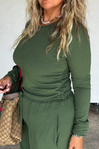 Happy Sunday Lounge Set- Olive