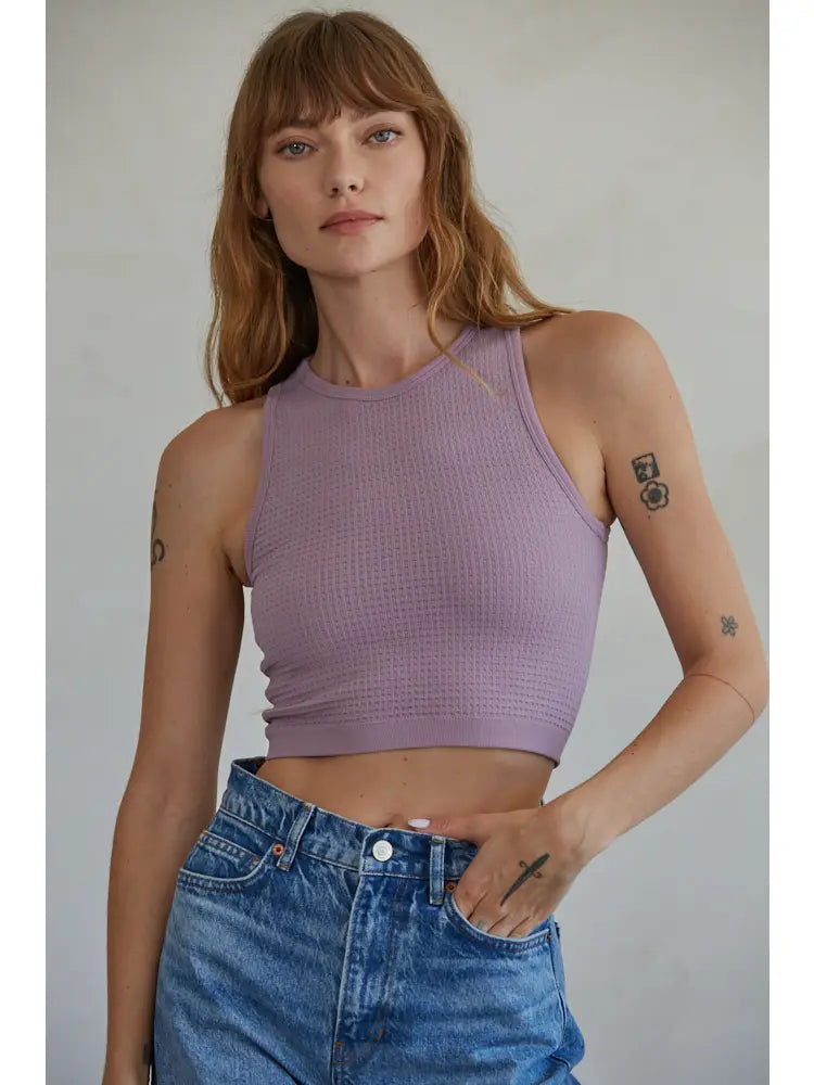 Coastal Breeze Tank- Elderberry