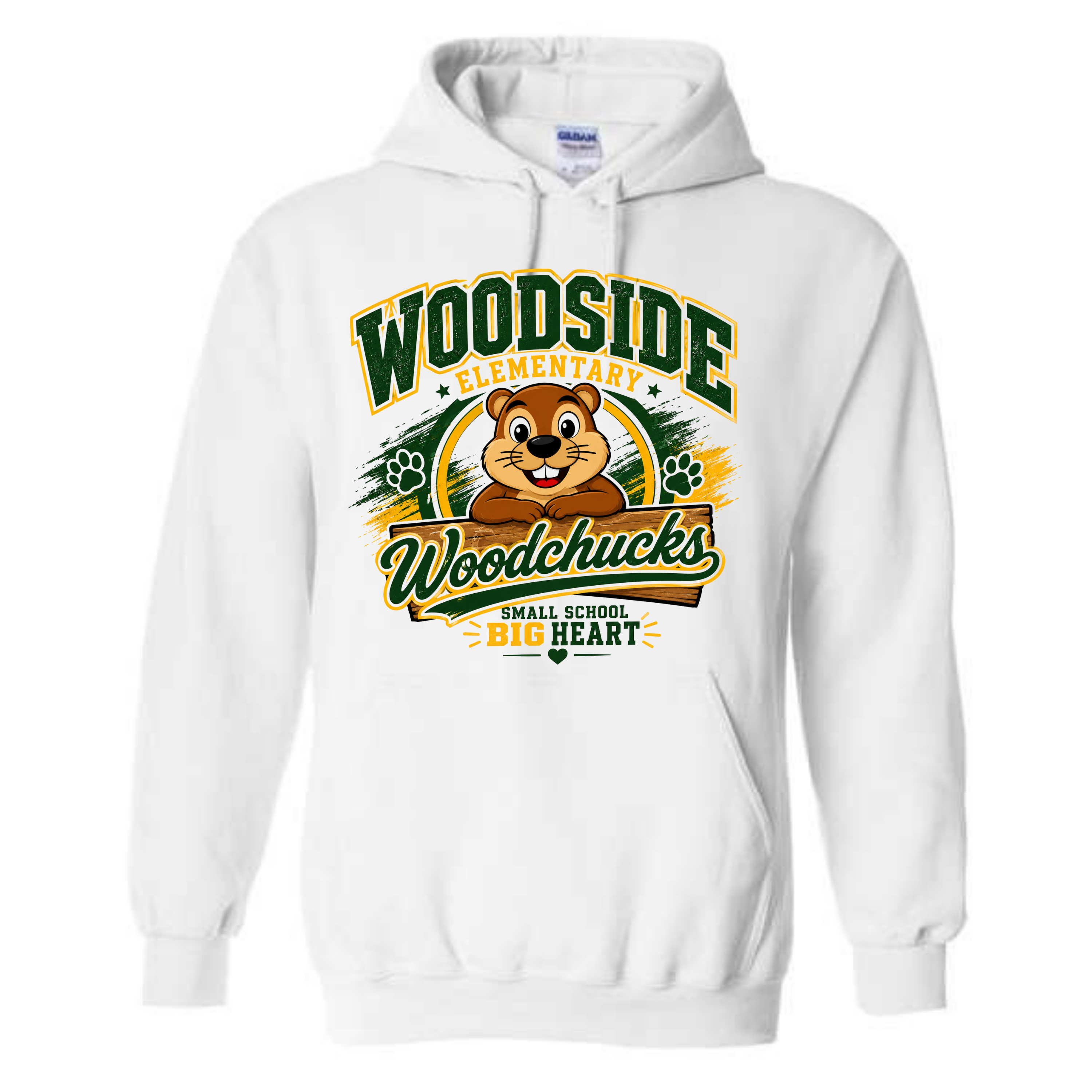 Woodside Small School Big Hearts Hoodie