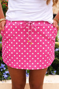 Pink Polka Dot Everyday Skort