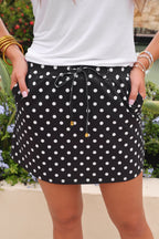 After Dark Polka Dot Everyday Skort