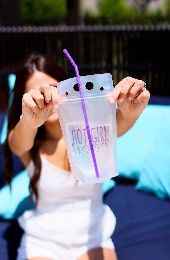 Hot Girl Summer Reusable Drink Pouch