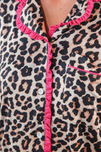 Safari Chic Ruffle Sleep Shirt