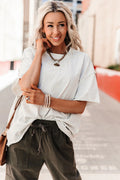 Oatmeal Ampersand Boyfriend Tee *PREORDER*