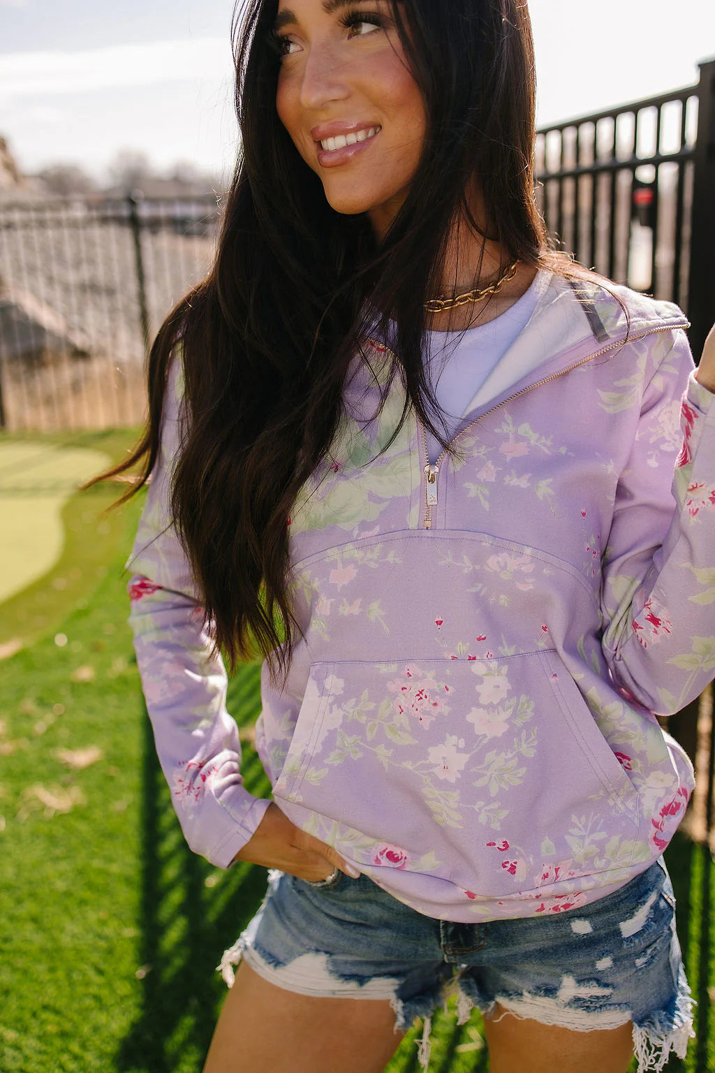 Nights Like These Ampersand HalfZip Sweatshirt