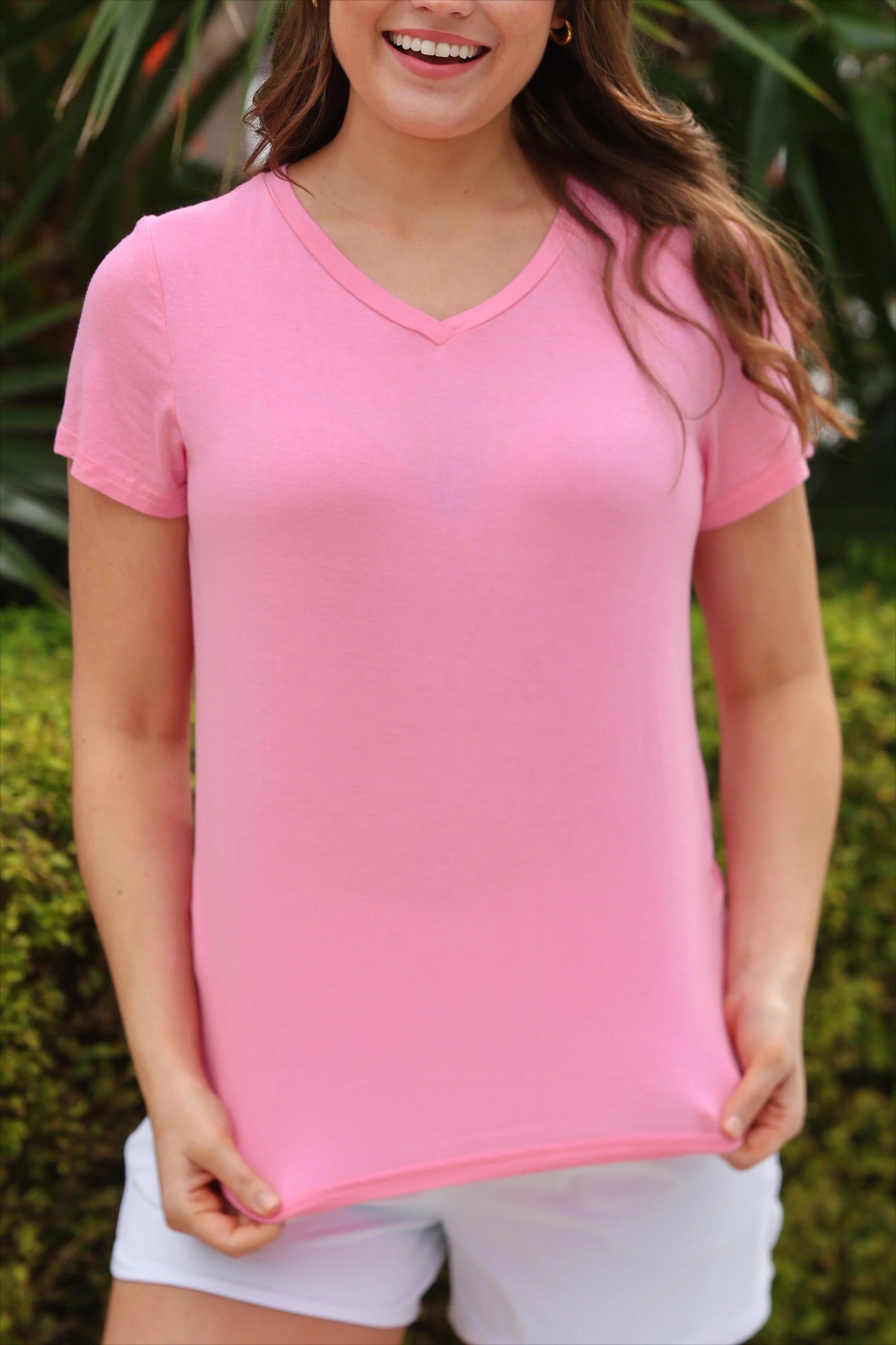 Light Pink Basic Babe Tee