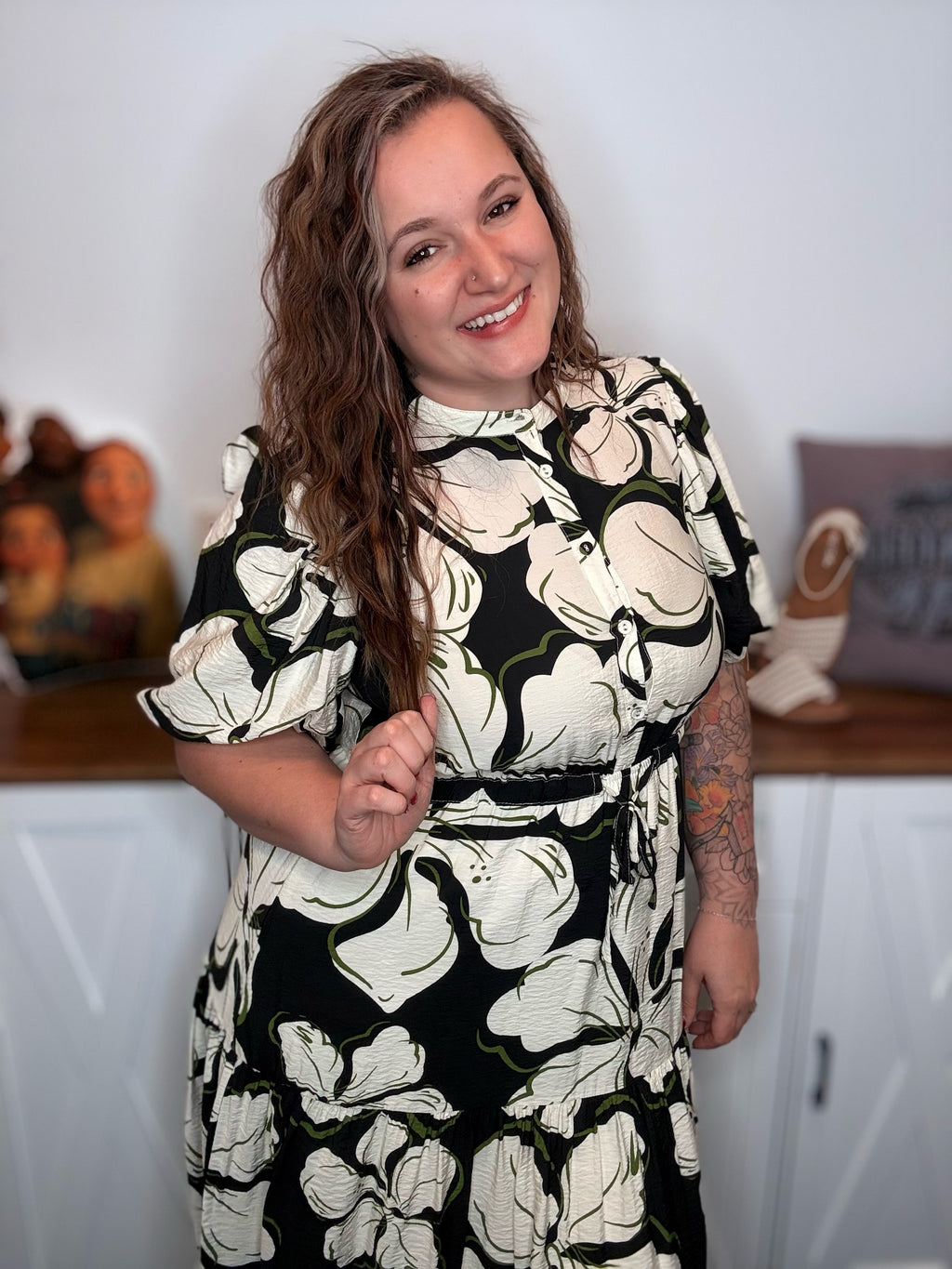 The Grace in Motion Midi Dress