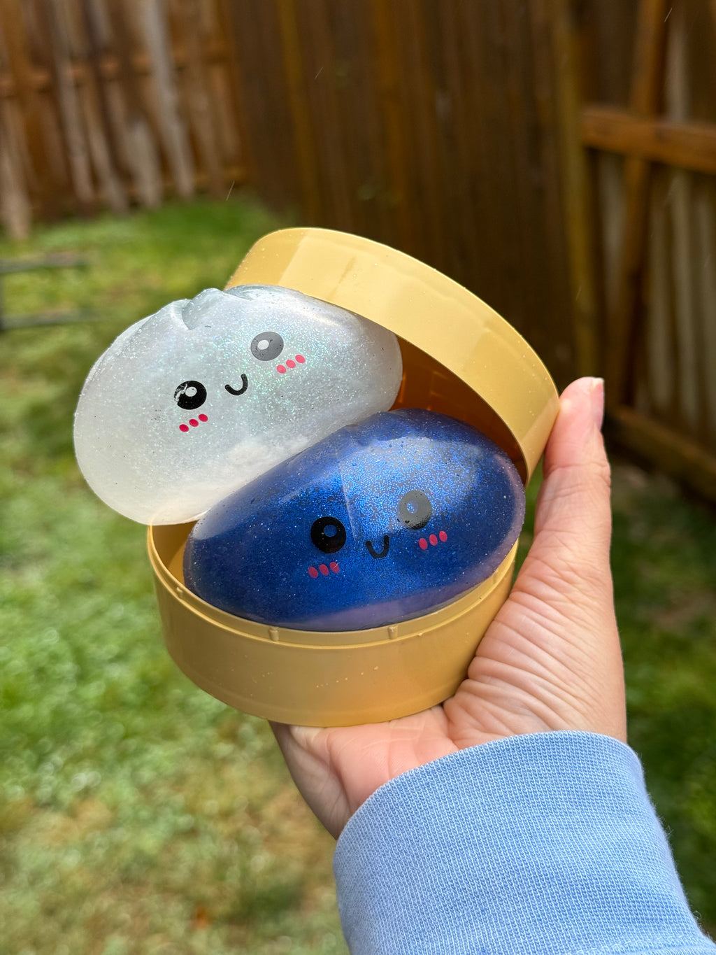 Mystery Glitter Dumpling Squishy