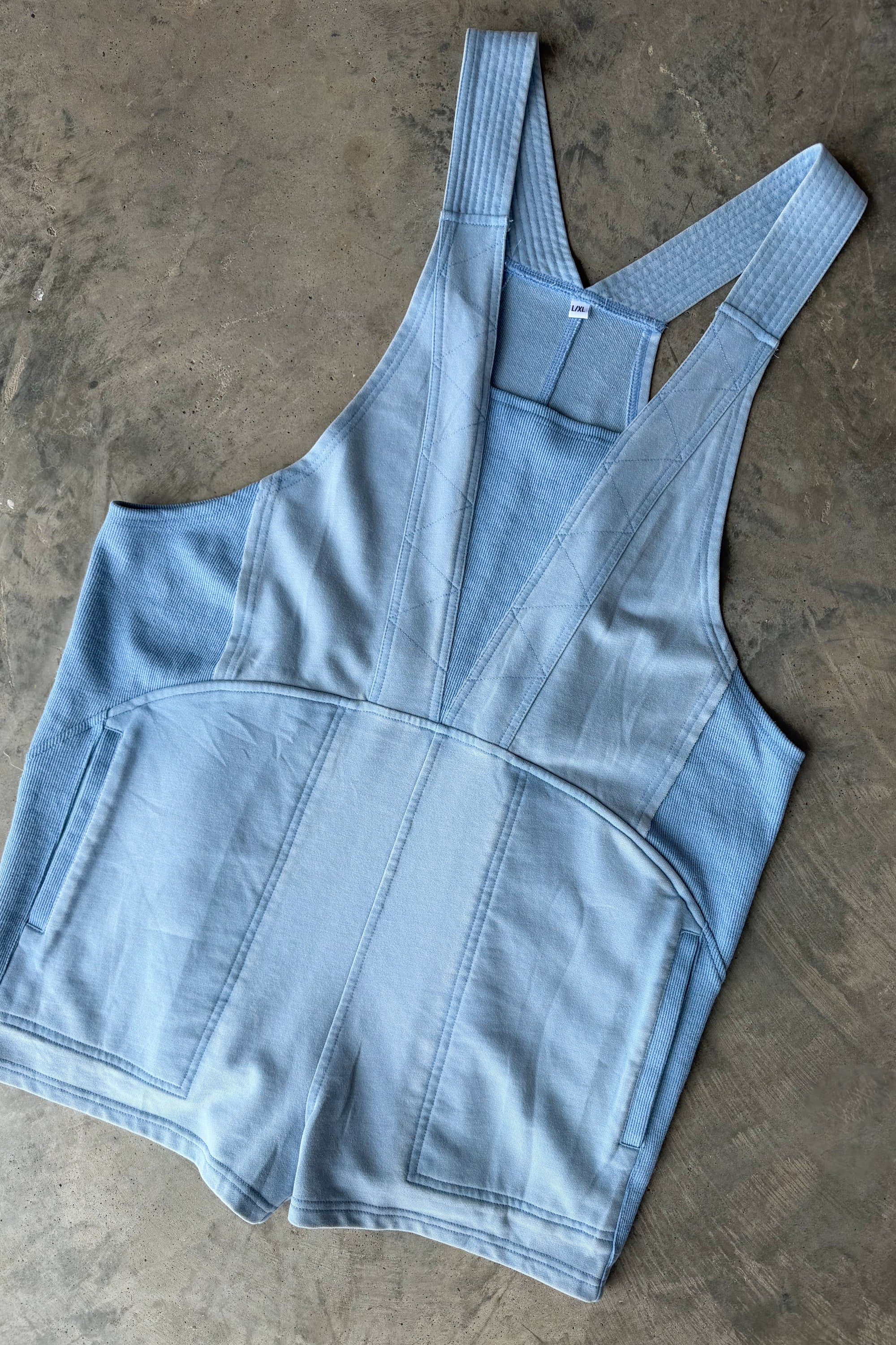 Beach Please Romper- Blue
