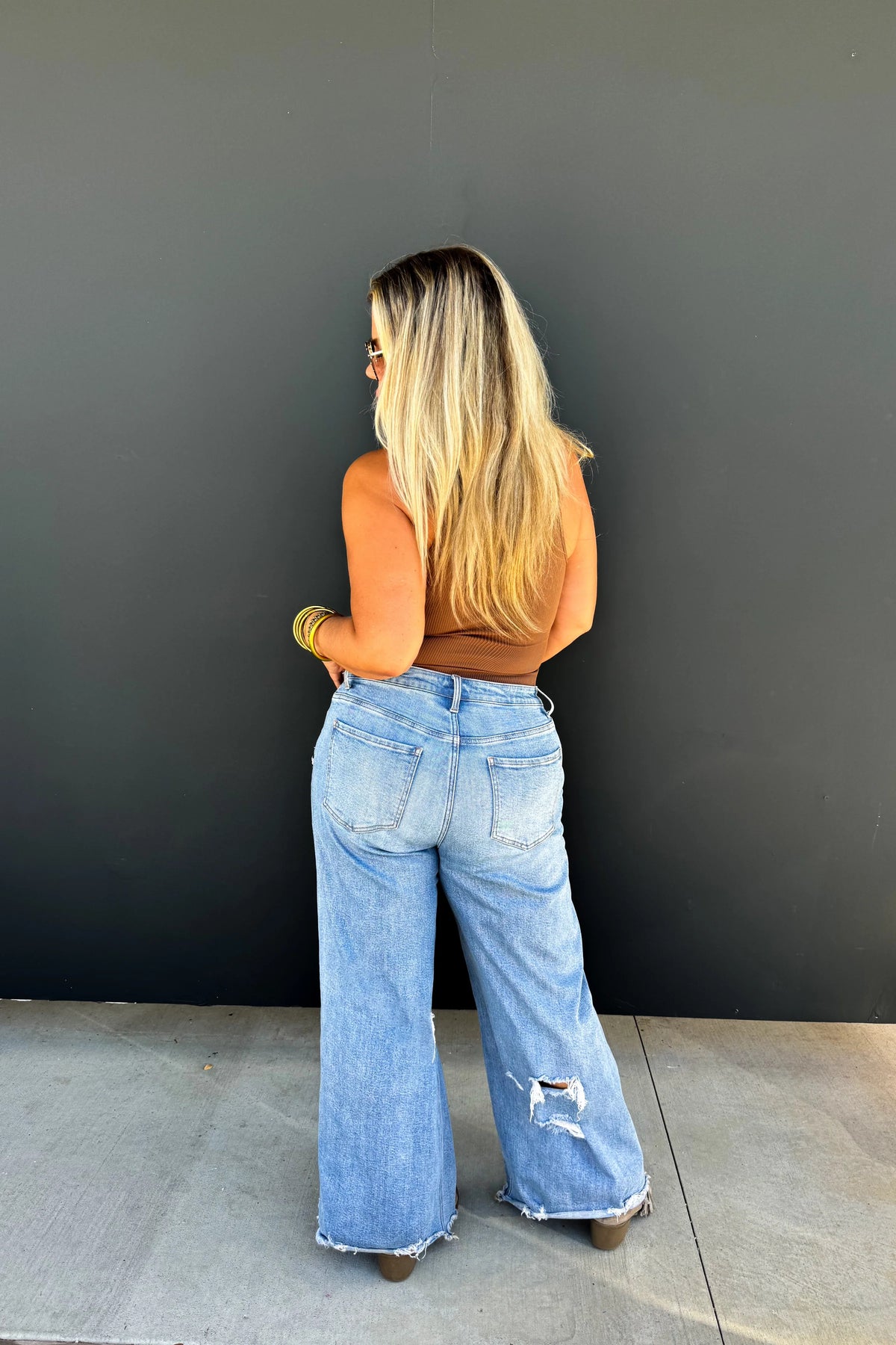 The Effortless Distressed Dad Jeans