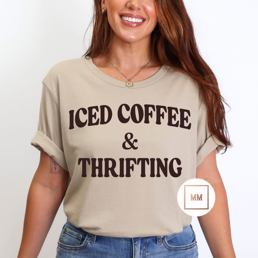 Iced Coffee & Thrifting Tee