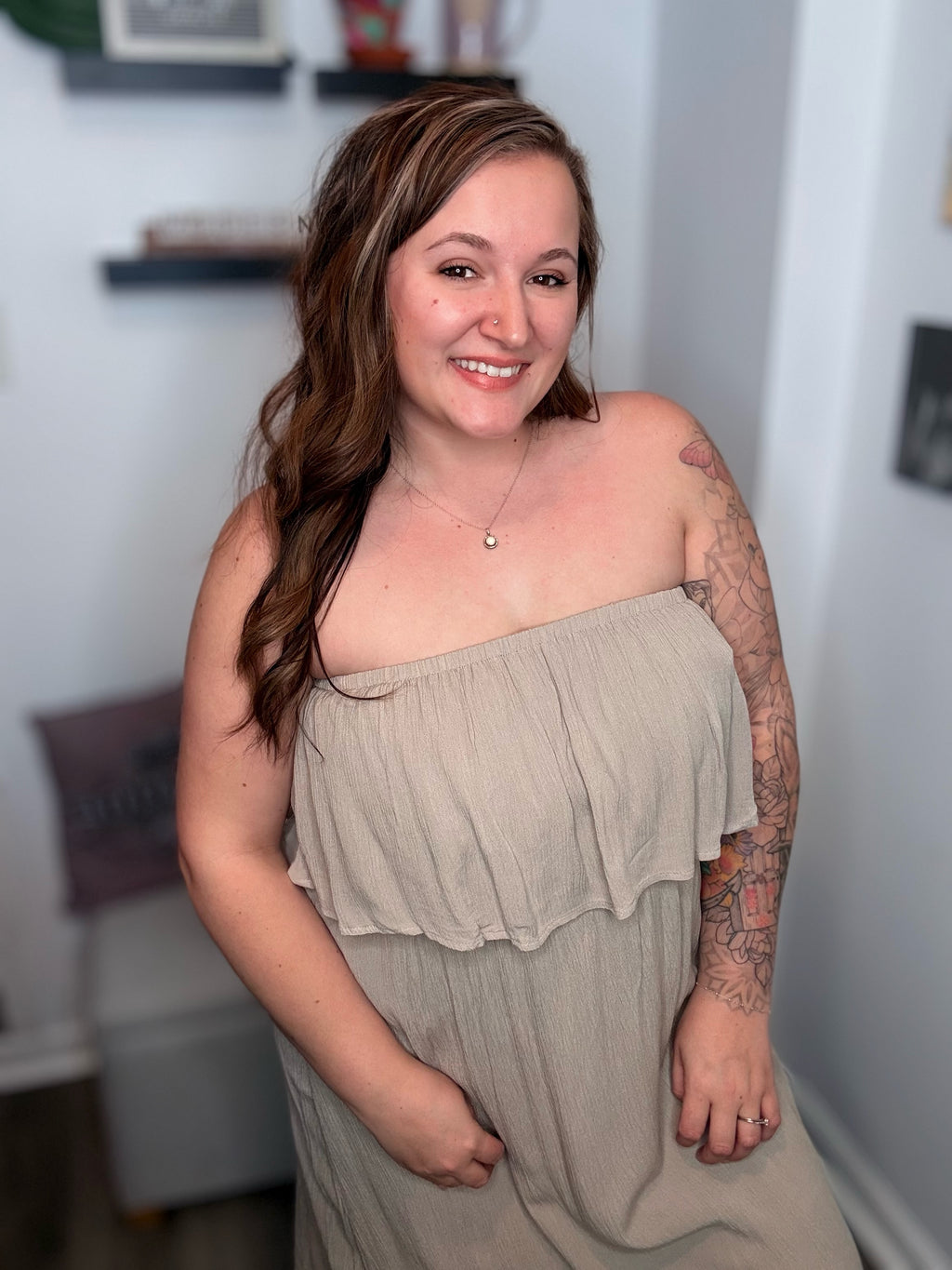 The All-Year Essential Maxi Dress- Ash Mocha