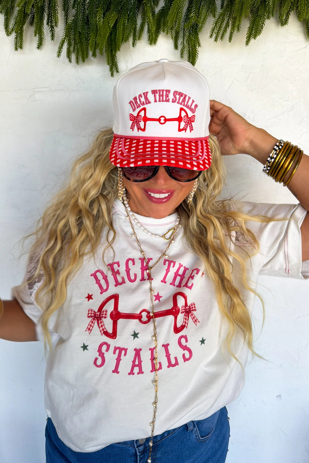Holiday Hottie Trucker Hat- Deck the Stalls