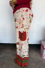 Vintage Christmas Bloomer Pants- Polka Dot Pocket