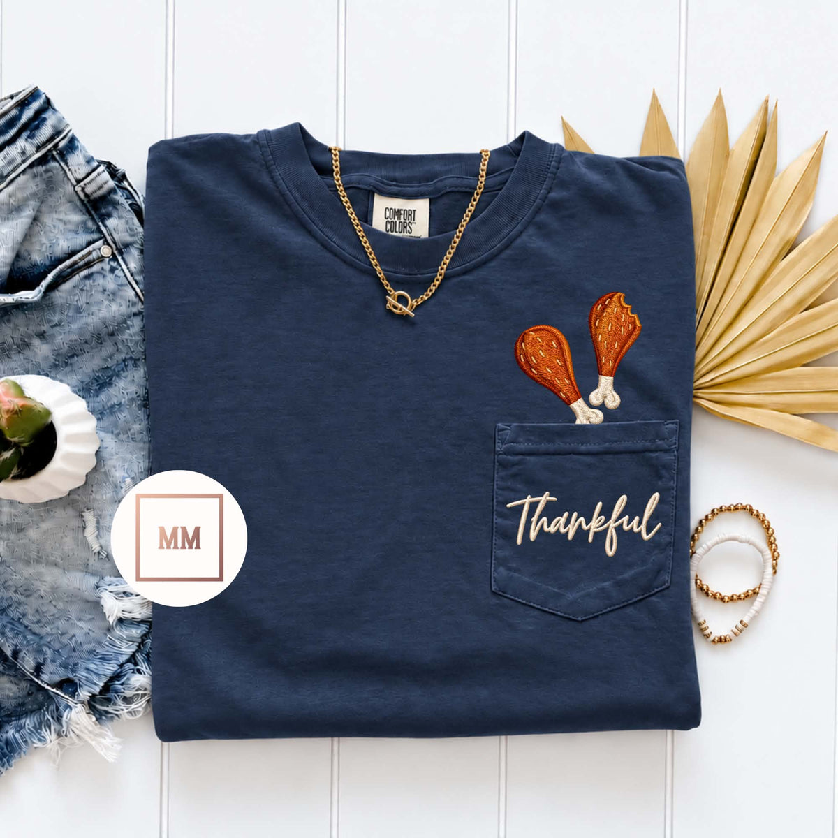 Thankful Pocket Tee