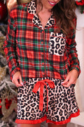 Wrapped in Safari Chic Ruffle Pajama Set