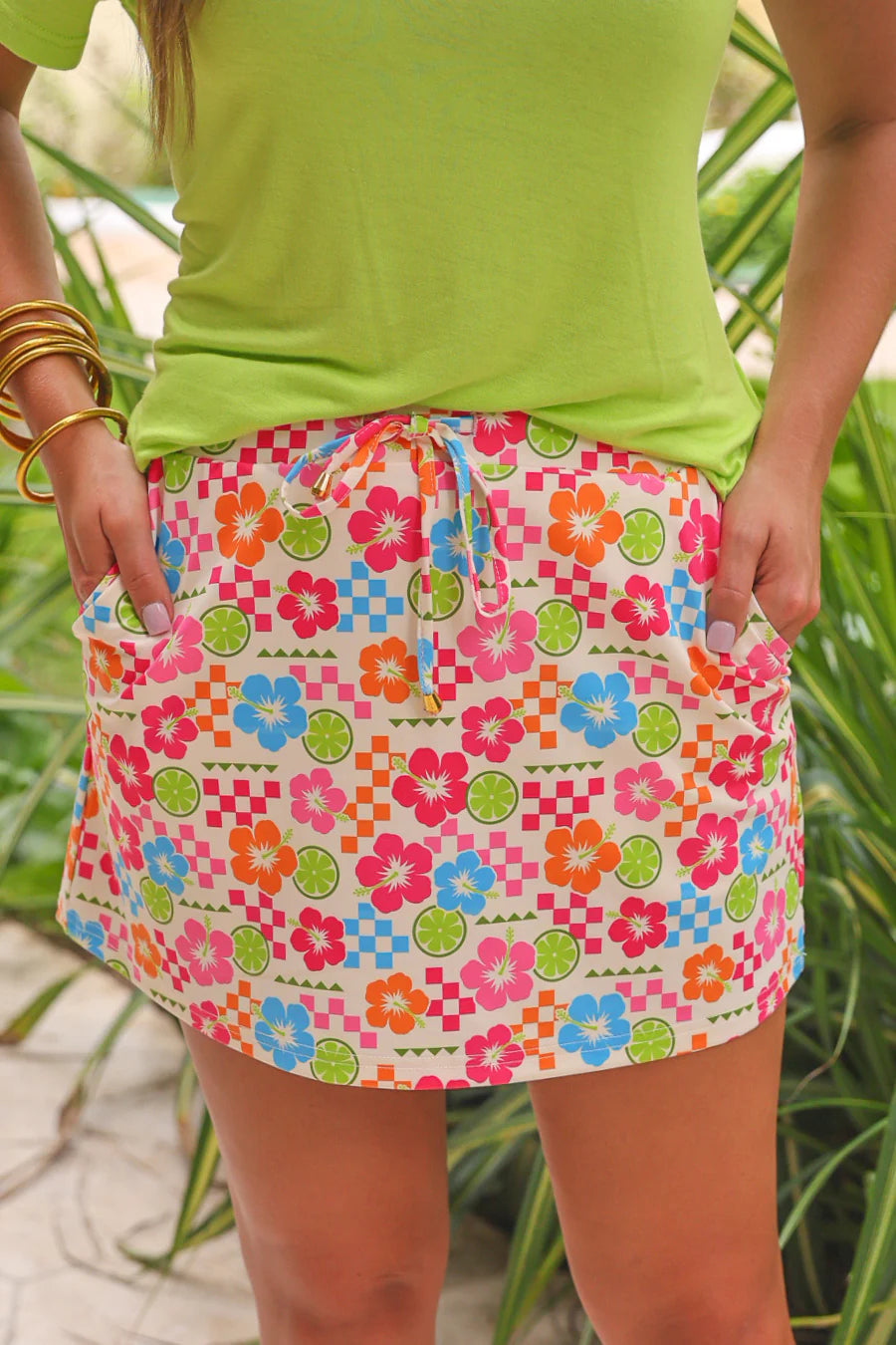 Check the Tropics Everyday Skort