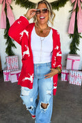 Cozy Christmas Cloud Cardigan- Reindeer