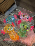 Glitter Squishy Axolotls- 4 Colors