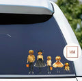 Spooky Pumpkin Family Decal