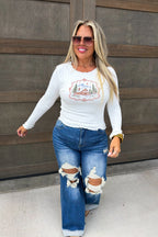 Off The Slopes Ribbed Top