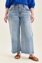 The Effortless Flow Wide Leg Judy Blue Jeans
