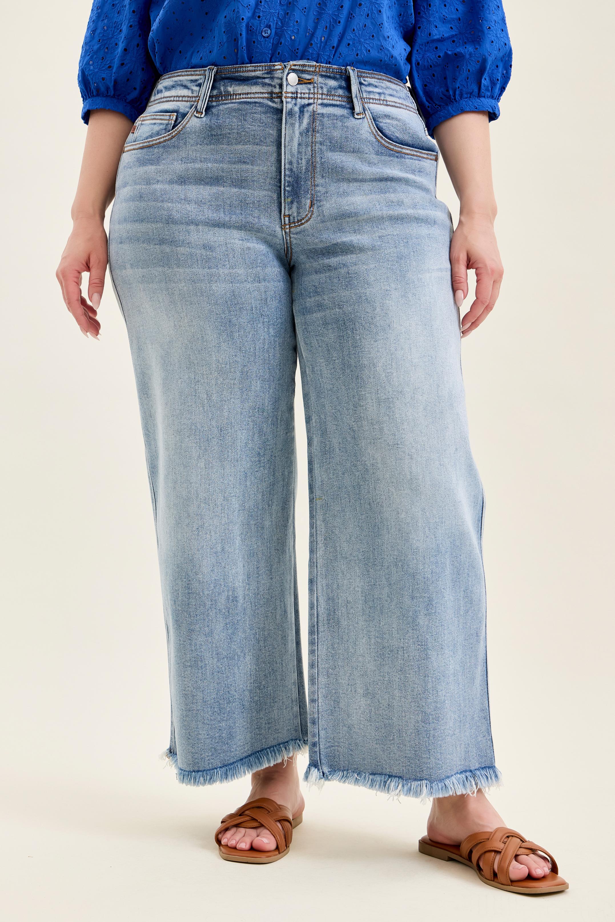 The Effortless Flow Wide Leg Judy Blue Jeans