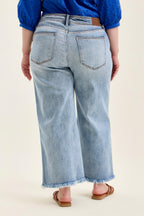 The Effortless Flow Wide Leg Judy Blue Jeans