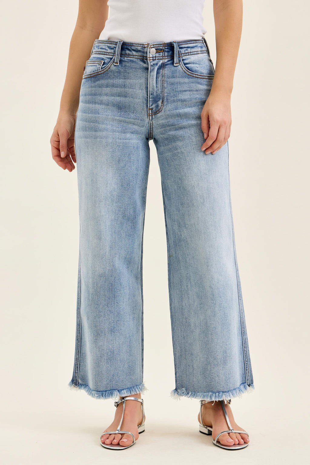 The Effortless Flow Wide Leg Judy Blue Jeans