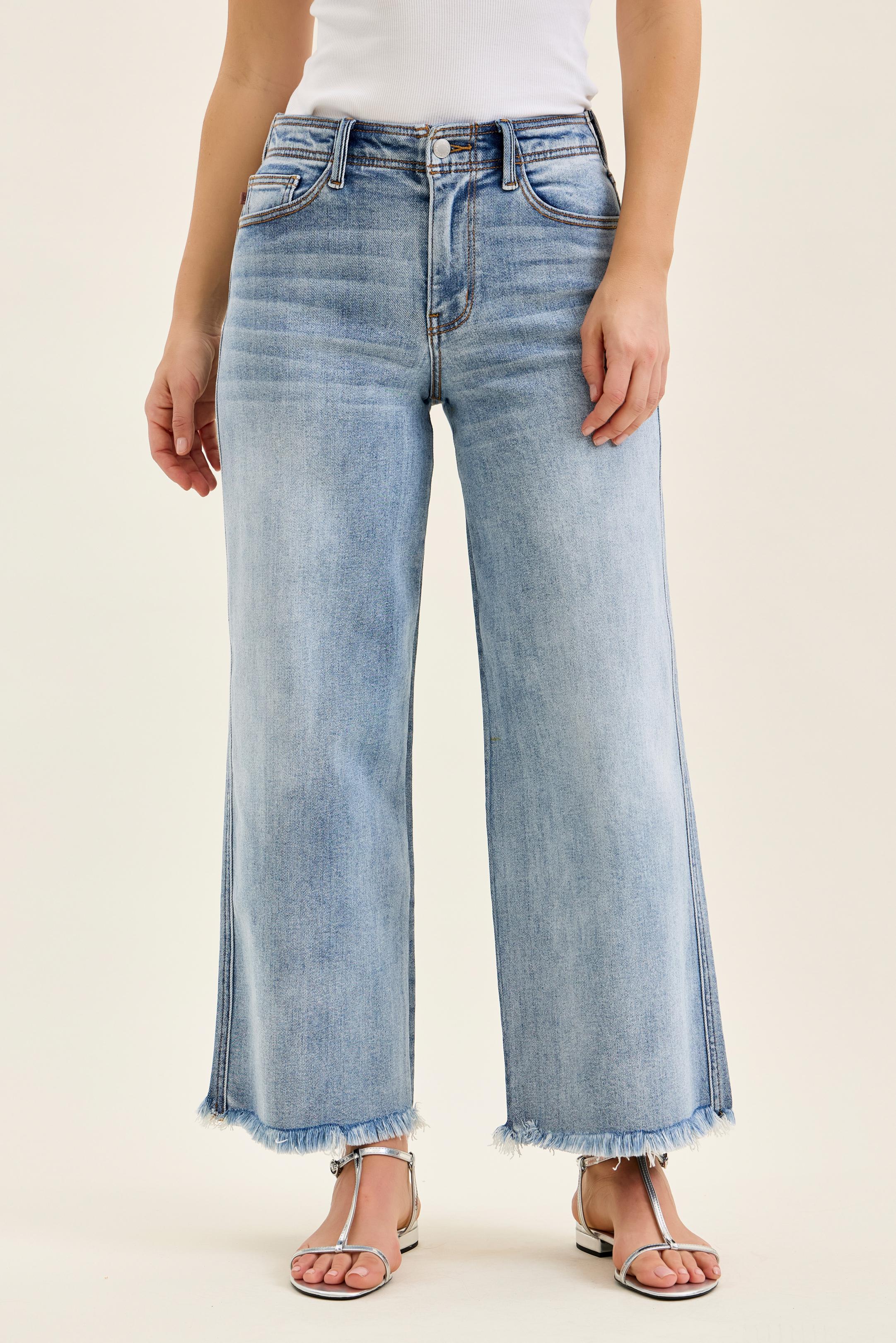 The Effortless Flow Wide Leg Judy Blue Jeans