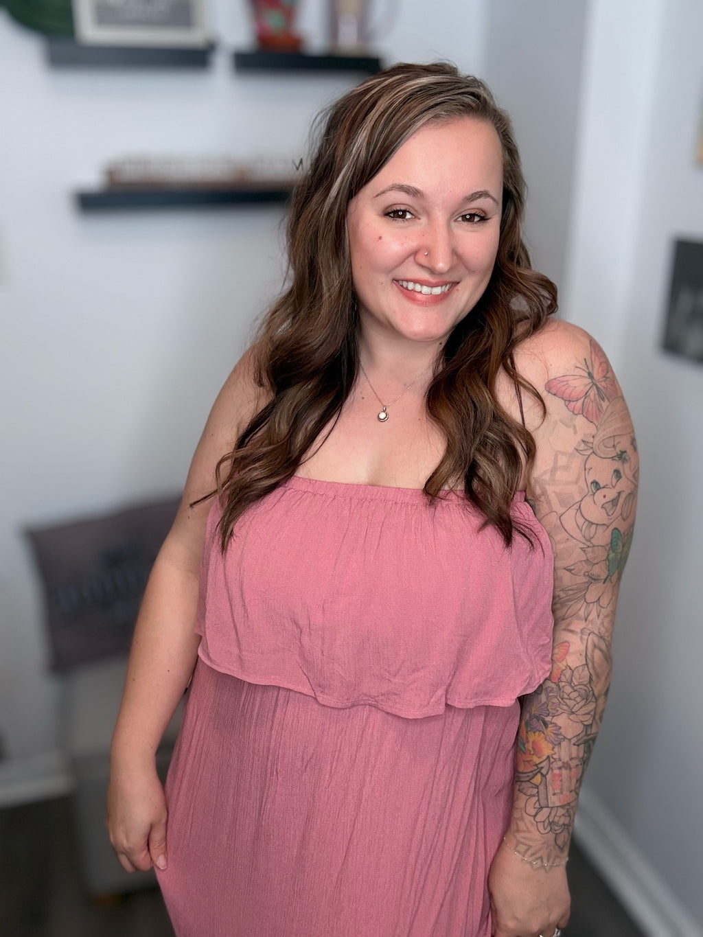 The All-Year Essential Maxi Dress- Light Rose