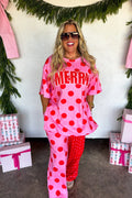Merry Confetti Lounge Sets- Merry Pink
