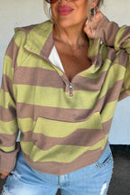 Easy Does It Pullover- Striped