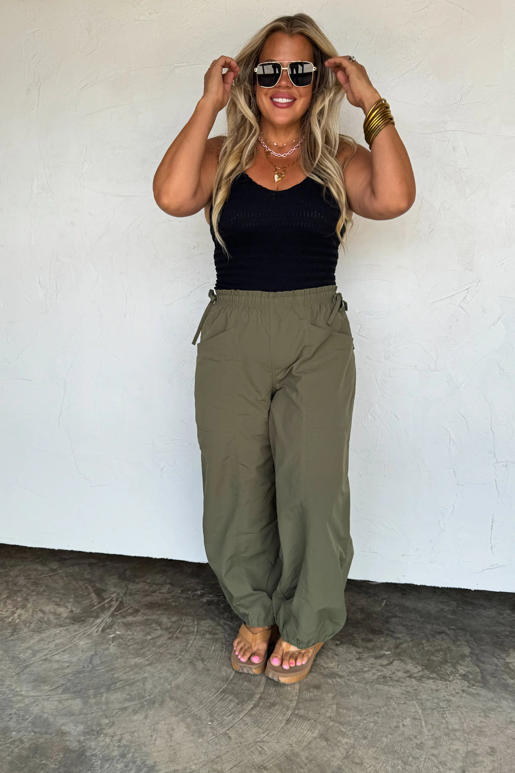 Costa Babe Pants- Olive