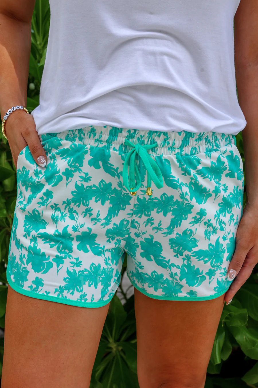 Mint Eternal Blossom Everyday Shorts