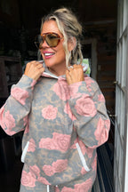 Vintage Rose Hoodie