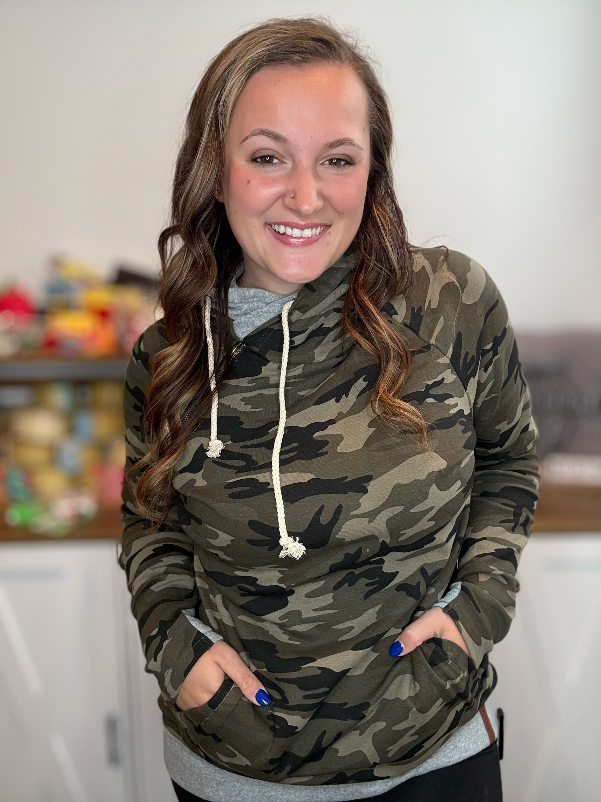 Carry On Camo Ampersand DoubleHood Sweatshirt
