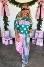 Merry Confetti Lounge Sets- Merry Green