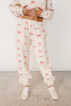 Pretty In Pink Ampersand Comfort Zone Joggers