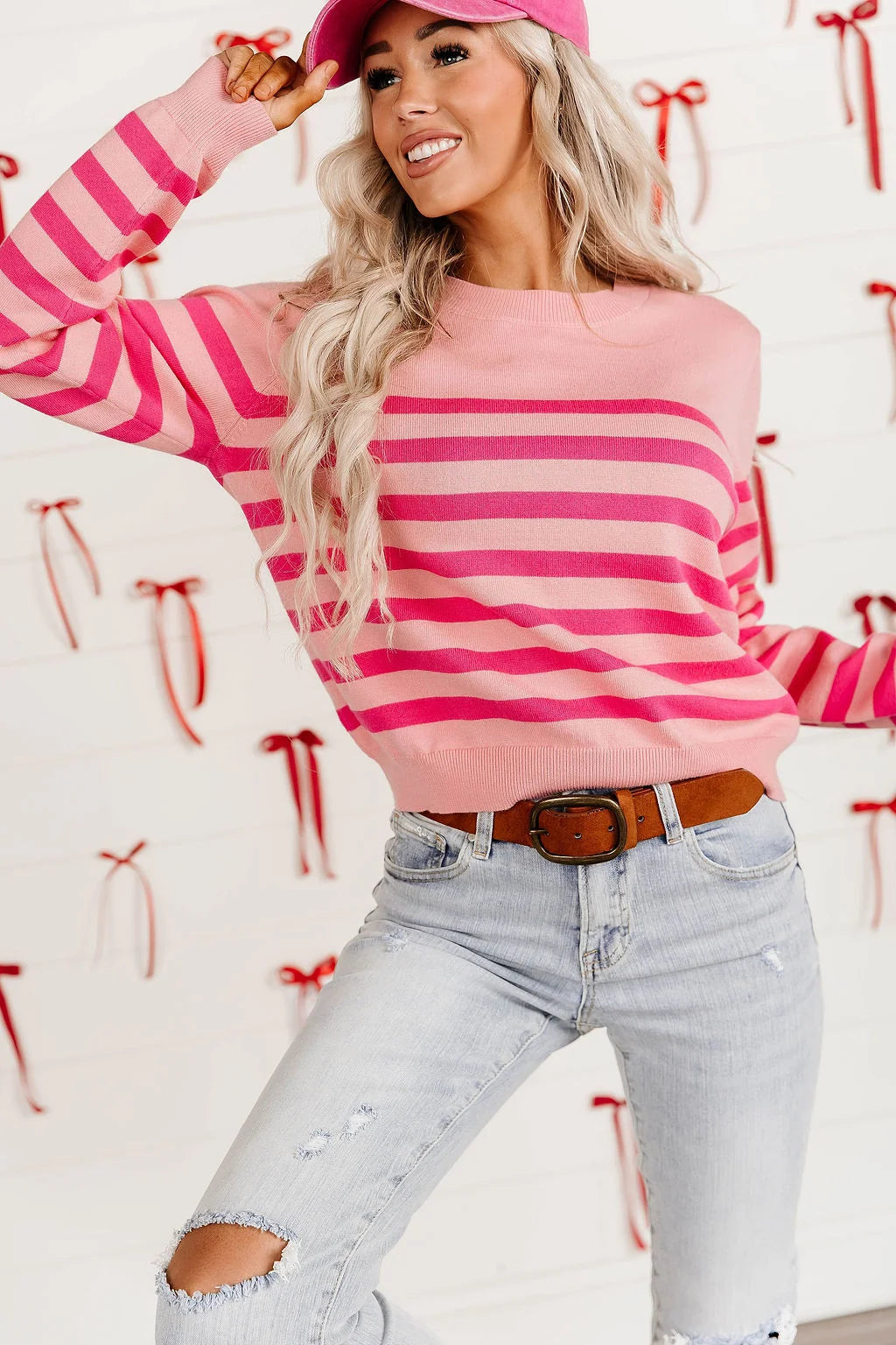 Caught Feelings Ampersand Sweater *PREORDER*
