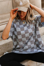 Check This Out Blue Ampersand Boyfriend Tee *PREORDER*