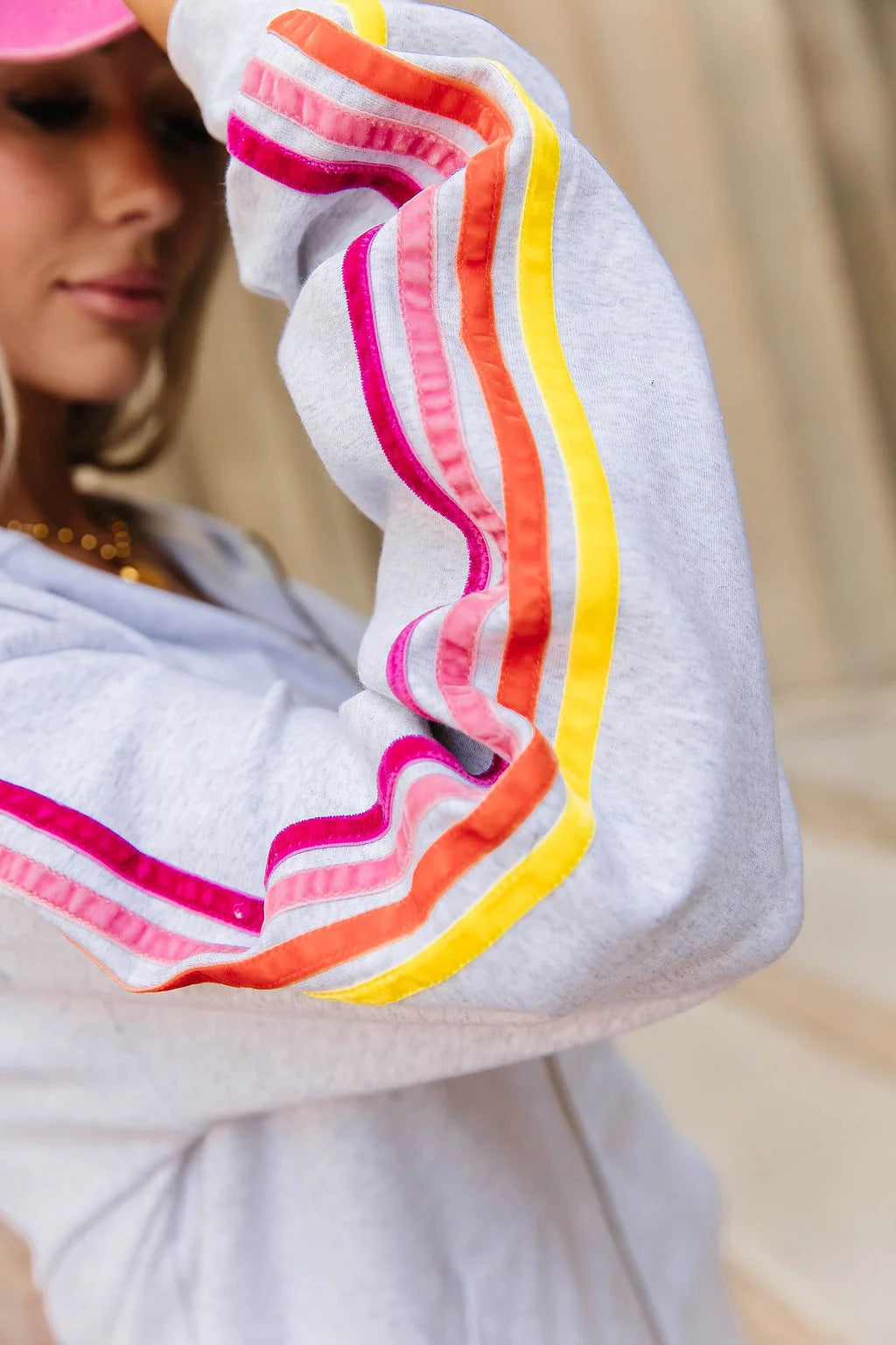 Sunbeam Stripe Ampersand Comfort Zone FullZip *PREORDER*