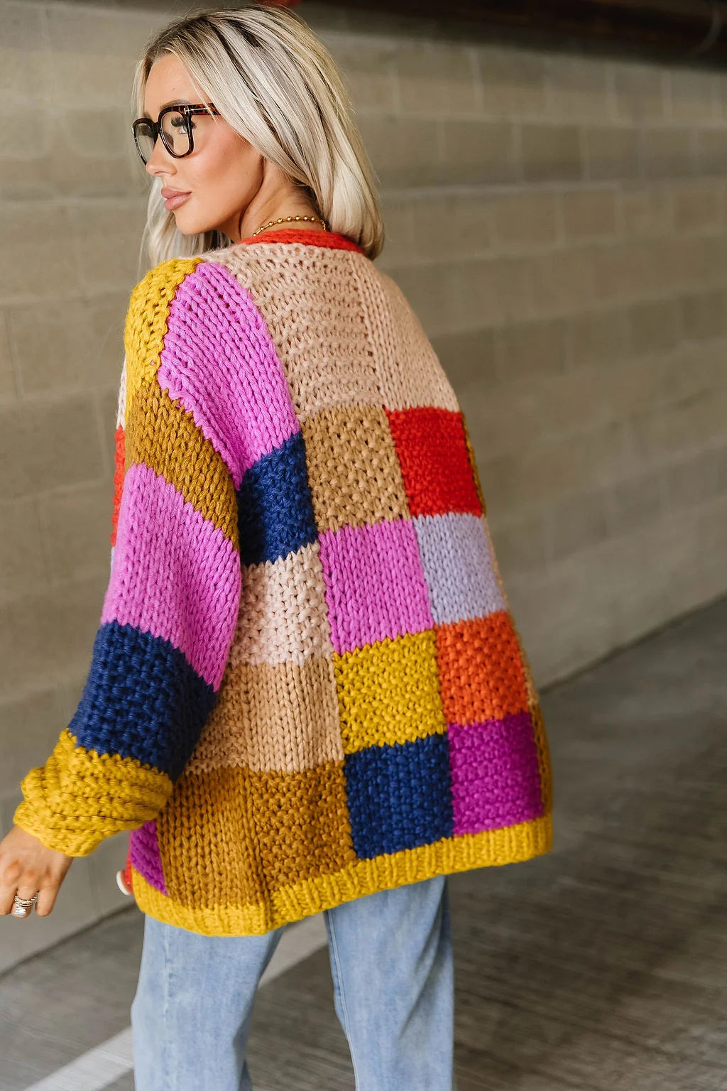 Chasing Sunshine Ampersand Oversized Cardigan *PREORDER*