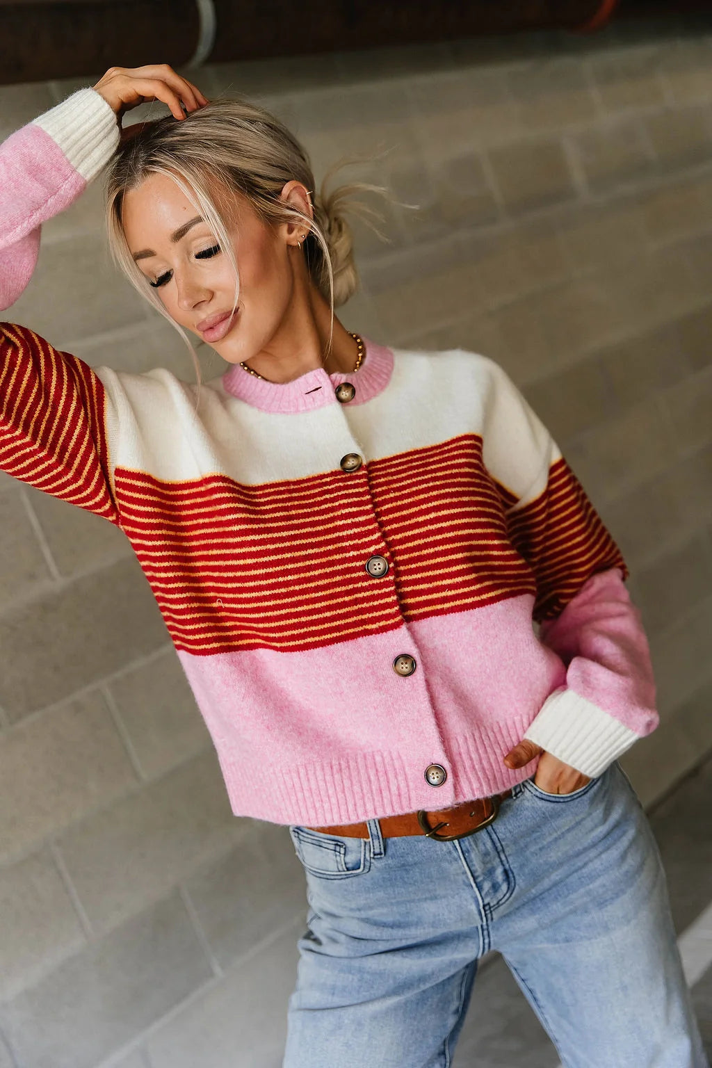 Happy Places Ampersand Cozy Knit Cardigan *PREORDER*