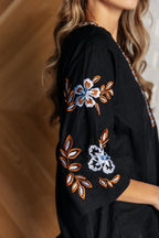 The All In Me Embroidered V-Neck Blouse